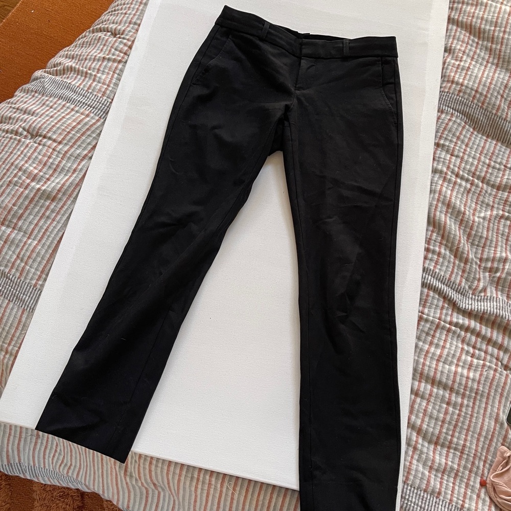 Banana republic petite black dress pants trousers petite 00